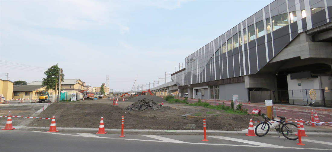 新伊勢崎駅・周辺開発新伊勢崎駅・東口開発新伊勢崎駅・高架下駐輪場整備新伊勢崎駅南側の大島倉庫